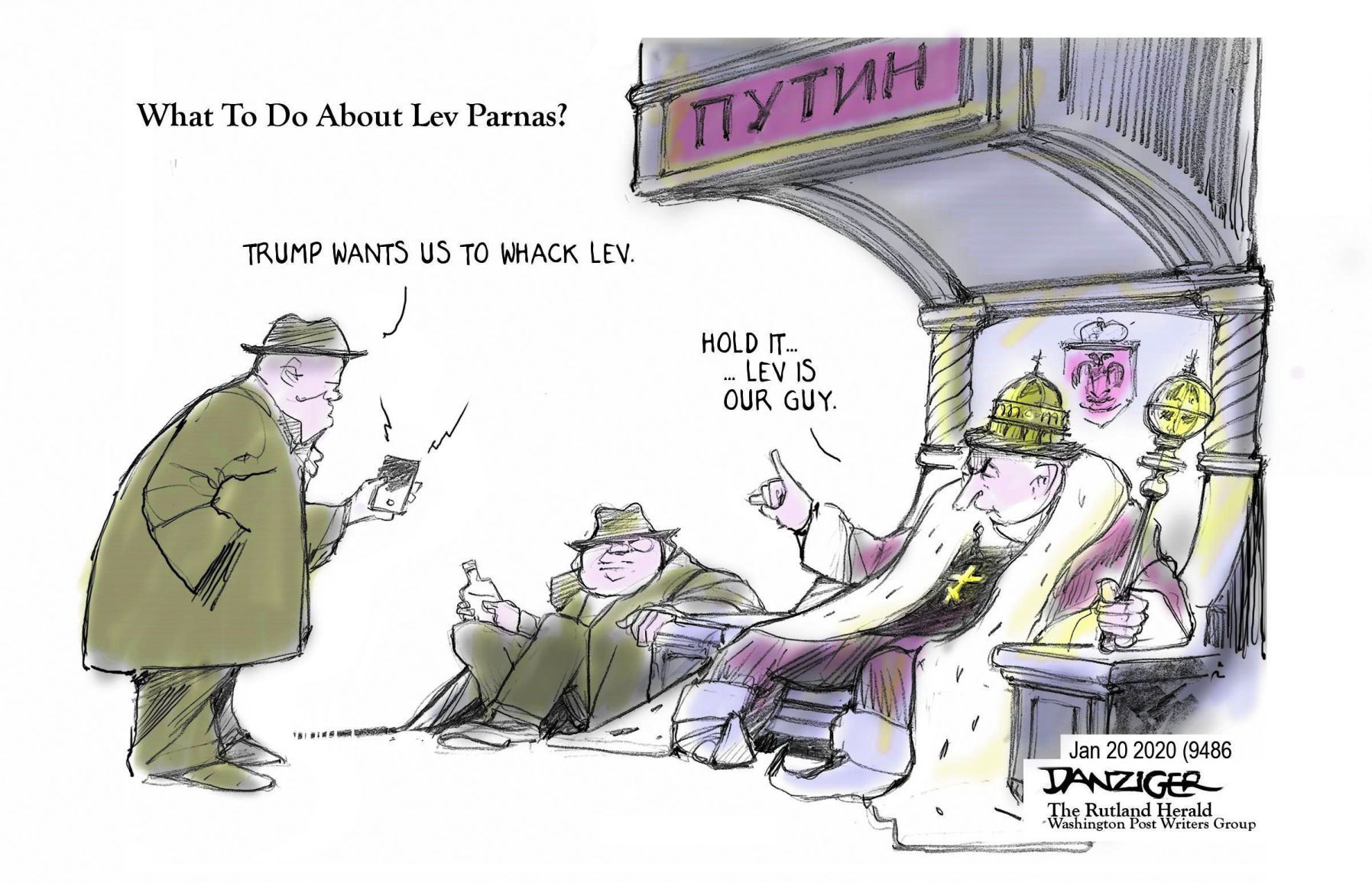 Jeff Danziger cartoon